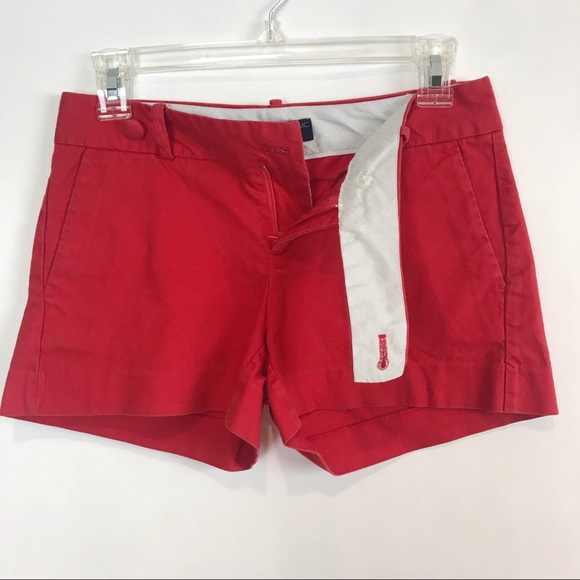 Banana Republic Red Shorts Petite H - Picture 3 of 8